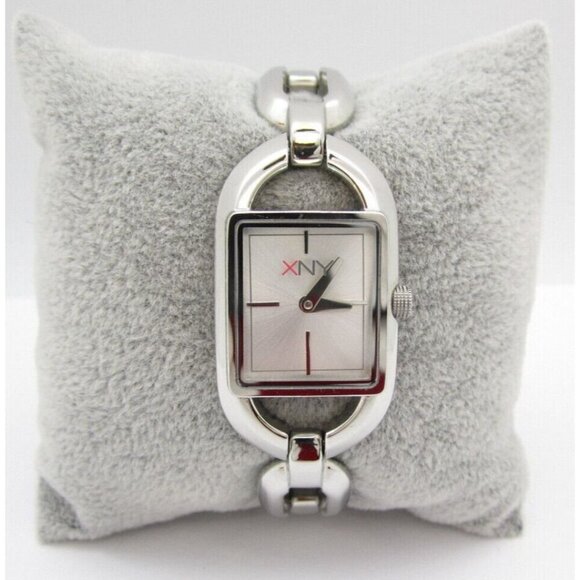 XNY Accessories - Women XNY Quartz WR Analog 21mm Tank Style Watch (H229) "New Battery"